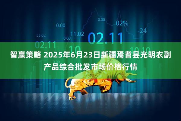 智赢策略 2025年6月23日新疆焉耆县光明农副产品综合批发市场价格行情